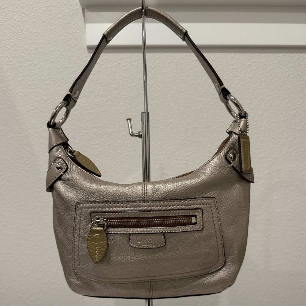 SOLD - Coach Penelope Champagne Gold Hobo Shoulder Bag